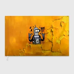 Флаг 3D Cool Bender - graffiti