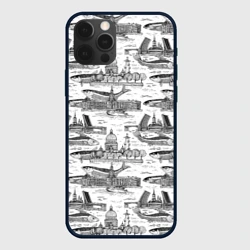 Чехол для iPhone 12 Pro Питер и корюшка