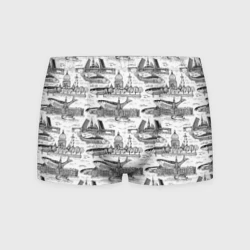 Мужские трусы 3D Питер и корюшка