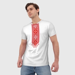 Мужская футболка 3D  Славянская стилистика Русича - фото 2