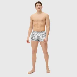 Мужские купальные плавки 3D Корюшка и рыбалка в Питере паттерн - фото 5