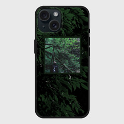 Чехол силиконовый для Apple iPhone 15 матовый Фараон фосфор