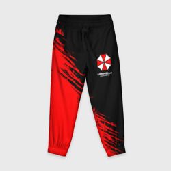Детские брюки 3D Umbrella Corp - red and black