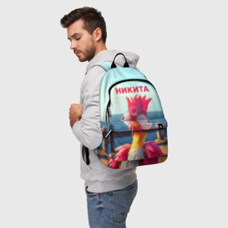 Рюкзак 3D Никита - загрузка - смешной петух - фото 2