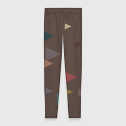 Леггинсы 3D Осень палитра глубокий лес