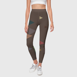 Леггинсы 3D Осень палитра глубокий лес - фото 2