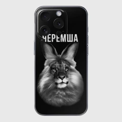 Чехол для iPhone 15 Pro силиконовый с защитой камеры Черемша мем