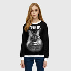 Женский свитшот 3D Черемша мем - фото 2