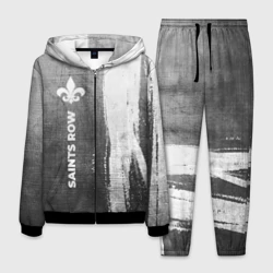 Мужской костюм 3D Saints Row - grey gradient по-вертикали