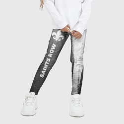 Детские леггинсы 3D Saints Row - grey gradient по-вертикали - фото 2
