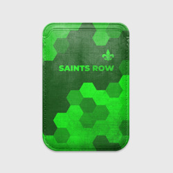 Картхолдер Magsafe магнитный Saints Row - green gradient посередине
