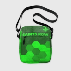 Сумка через плечо 3D Saints Row - green gradient посередине