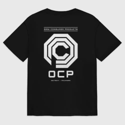Мужская футболка хлопок Oversize RoboCop - Omni Consumer Products