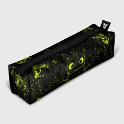 Пенал школьный 3D Беззубик - яркий зеленый