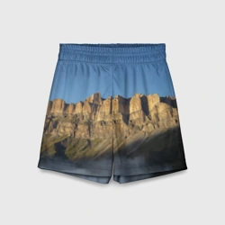 Детские спортивные шорты 3D Гора Метеген