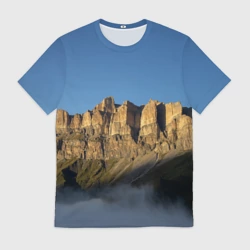 Мужская футболка 3D Гора Метеген