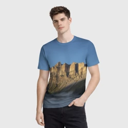 Мужская футболка 3D Гора Метеген - фото 2