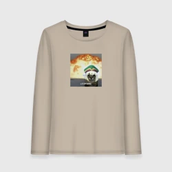 Женский лонгслив хлопок Cтановясь волшебницей Леопард