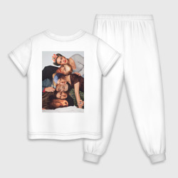 Детская пижама хлопок Друзья художники how you doin