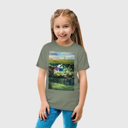 Детская футболка хлопок Студия Гибли фоны аниме - фото 2