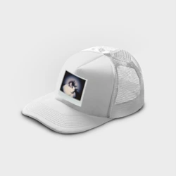 Кепка тракер с сеткой Кот бунтарь - фото 2