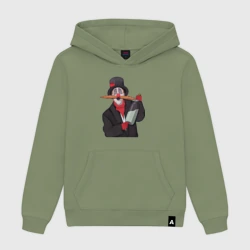 Женская толстовка хлопок Настоящий колдун - прикол из Деревня Дураков