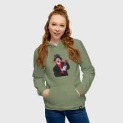 Женская толстовка хлопок Настоящий колдун - прикол из Деревня Дураков - фото 2