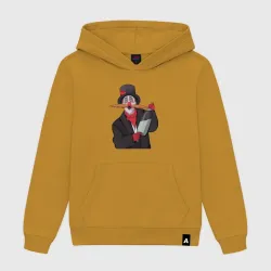 Женская толстовка хлопок Настоящий колдун - прикол из Деревня Дураков