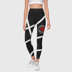 Леггинсы 3D Торонто Рэпторс - текстура мяча - фото 2