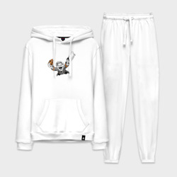 Мужской костюм хлопок с толстовкой Командор с гранатой и пилой из Каламбур: Крутое Пике