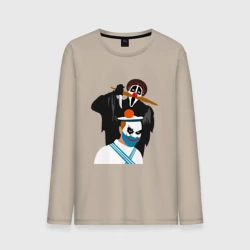 Мужской лонгслив хлопок Крик-мужик и Джокер-моряк из Деревня дураков мем