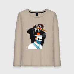 Женский лонгслив хлопок Крик-мужик и Джокер-моряк из Деревня дураков мем