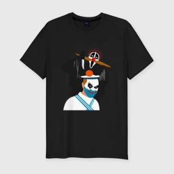 Мужская футболка хлопок Slim Крик-мужик и Джокер-моряк из Деревня дураков мем