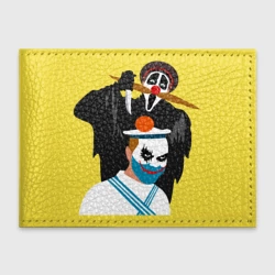 Обложка для студенческого билета Крик-мужик и Джокер-моряк из Деревня дураков мем