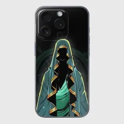 Чехол для iPhone 15 Pro силиконовый с защитой камеры Hades 2 - Непрорисованный персонаж 