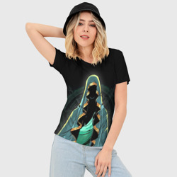 Женская футболка 3D Slim Hades 2 - Непрорисованный персонаж - фото 2