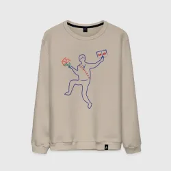 Мужской свитшот хлопок Выпускник 2025 с дипломом