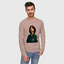 Мужской лонгслив хлопок Игрок 067 с поднятой головой - фото 2