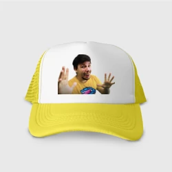 Кепка тракер с сеткой Мем мистер бист