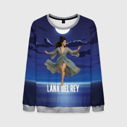 Мужской свитшот 3D Lana Del Rey танцует под луной