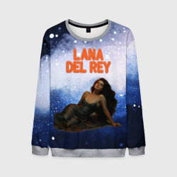 Мужской свитшот 3D Lana Del Rey лежит