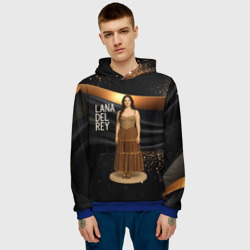 Мужская толстовка 3D Lana Del Rey в ретро платье - фото 2