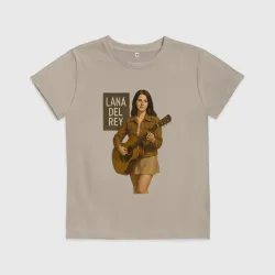 Детская футболка хлопок Lana Del Rey с гитарой