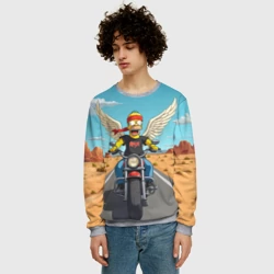 Мужской свитшот 3D Летящий в даль Гомер - Ария - фото 2
