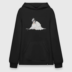 Худи SuperOversize хлопок Меланхоличная МаоМао - Монолог Фармацевта