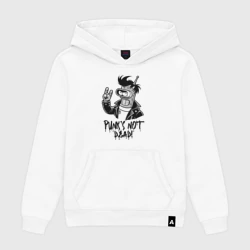 Женская толстовка хлопок Bender - punk's not dead motto