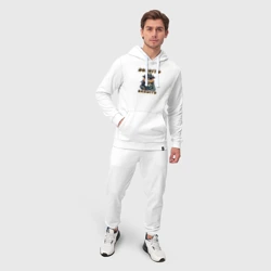 Мужской костюм хлопок с толстовкой Бобрито бандито, мем, бобер - фото 2