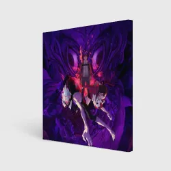 Холст квадратный Дандадан - Злой глаз