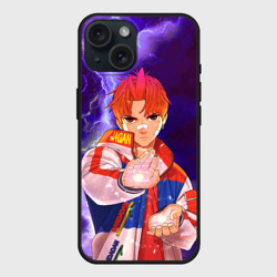 Чехол силиконовый для Apple iPhone 15 матовый Дандадан - Джиджи