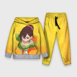 Детский костюм с толстовкой 3D Дандадан - Момочка